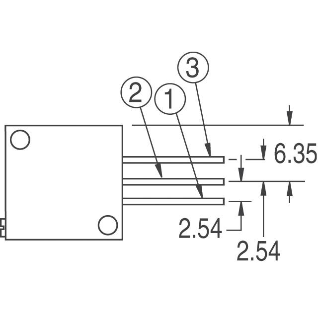 3252W-1-103LF Bourns Inc.  Trimmer Potentiometers